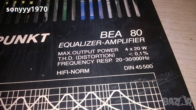 blaupunкt bea80 amplifier/equalizer-made in japan-внос швеицария, снимка 8 - Аксесоари и консумативи - 21763647