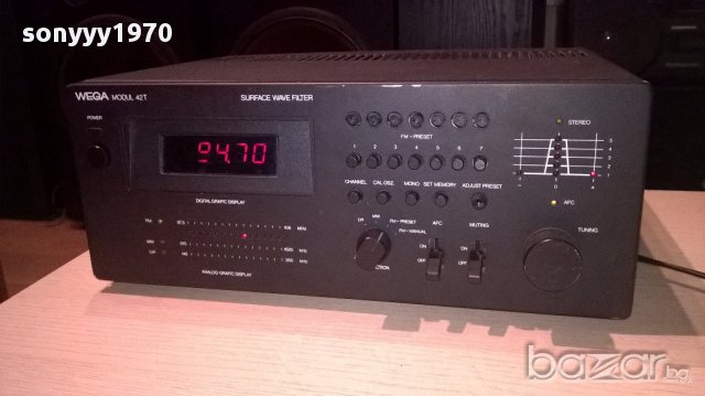 Wega modul 42t hifi tuner-west-germany-внос швеицария, снимка 9 - Ресийвъри, усилватели, смесителни пултове - 14606998
