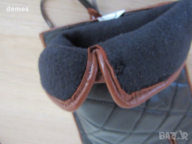 Кожени мъжки ръкавици черно и кафяво,нови, снимка 4 - Други - 23131028