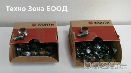 Скоби за маркучи и водни съединения SW6/7 WURTH,Германия , снимка 2 - Аксесоари и консумативи - 17565617