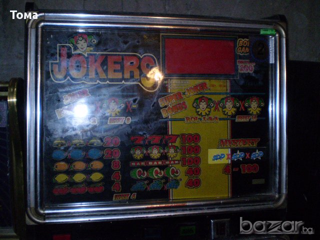 игрален автомат jokers, снимка 4 - Други машини и части - 14238870