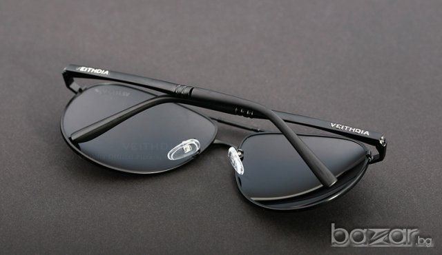 Мъжки Слънчеви Очила VEITHDIA AVIATOR - Black, снимка 7 - Слънчеви и диоптрични очила - 9594768