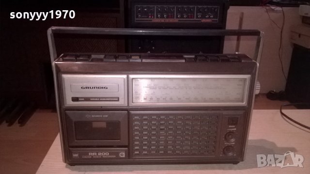 grundig type rr200-ретро колекция-внос швеицария, снимка 5 - Ресийвъри, усилватели, смесителни пултове - 22742311