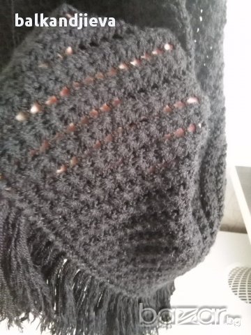 Ръчно плетено пончо, снимка 6 - Сака - 17106836