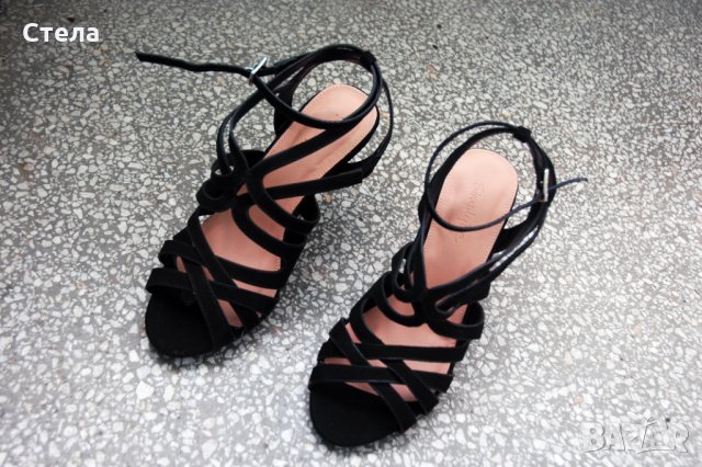 SIMPLY BE дамски елегантни обувки / сандали, черни, снимка 12 - Дамски елегантни обувки - 24838242