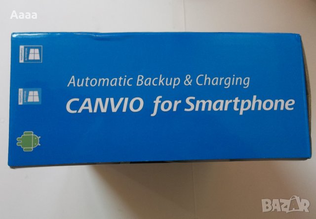 Toshiba външен HDD 2,5" 500GB Canvio for Smartphone HDWS105EW3AA външен хард диск, снимка 4 - Карти памет - 23815784