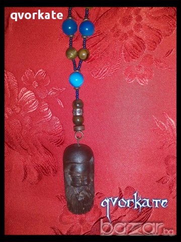 Колие с африканска глава, снимка 2 - Колиета, медальони, синджири - 15969219