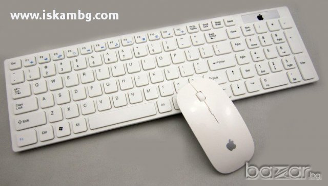 Безжична клавиатура и мишка (Apple), снимка 2 - Клавиатури и мишки - 13285115