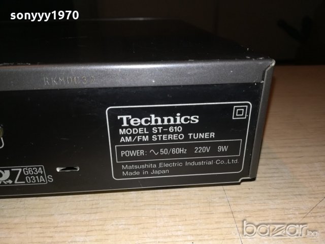 technics st-610 stereo tuner-made in japan-внос швеицария, снимка 15 - Ресийвъри, усилватели, смесителни пултове - 20894131