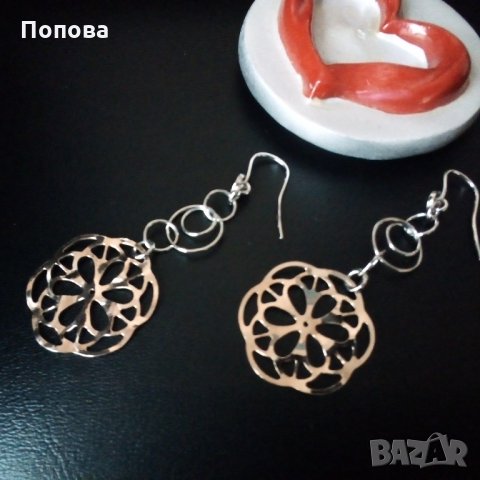 Италиански сребърни обеци -2