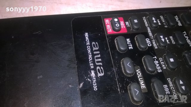 aiwa rc-tn330 audio remote-внос швеицария, снимка 7 - Други - 25040473