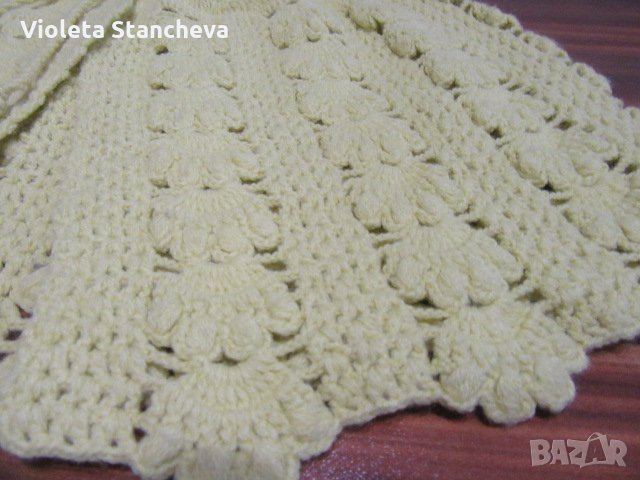 КРАСИВА ПЛЕТЕНА ДЕТСКА ПЕЛЕРИНА/1/, снимка 3 - Детски пуловери и жилетки - 23711748