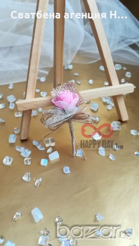 Сватбена бутониера за ревер Лейни, снимка 4 - Сватбени аксесоари - 21060943