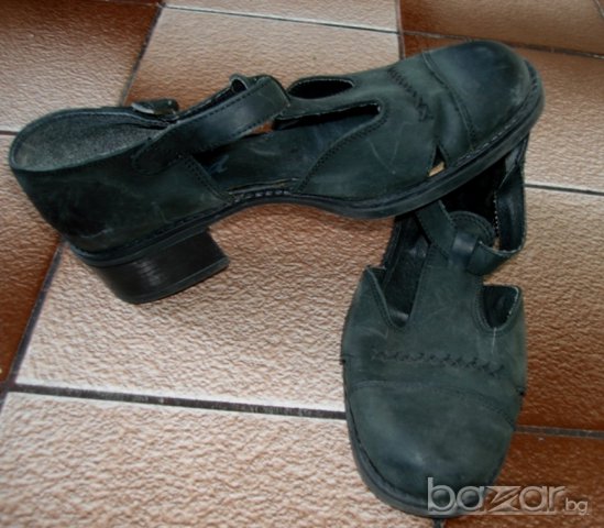 Черен набук,дамски обувки,номер 38 , снимка 3 - Дамски ежедневни обувки - 16169253