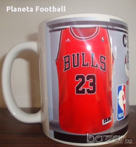 Уникална Баскетболона Чаша с Ваше Име и Номер на Chicago Bulls!, снимка 1 - Баскетбол - 14273651