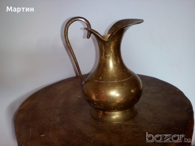 Стара  масивна бронзова - Ваза - 1 бр. ( 777975) , снимка 2 - Сервизи - 18315033