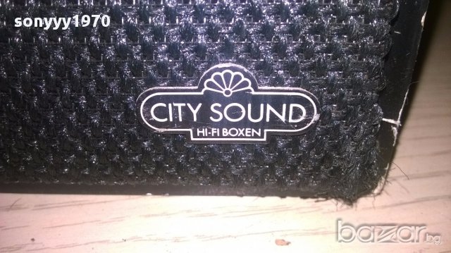 city sound hi-fi london 60-made in germany-44/29/23см-внос швеицария, снимка 4 - Тонколони - 12715463