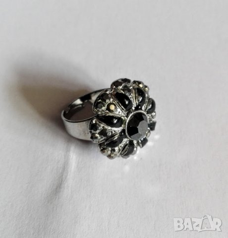 Старинен пръстен с оникс, снимка 4 - Пръстени - 25107910