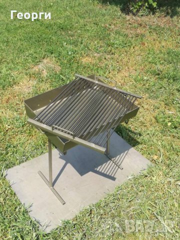 РЪЧНО ИЗРАБОТЕНО БАРБЕКЮ ЗА ДЪРВЕНИ ВЪГЛИЩА, снимка 4 - Барбекюта - 6970899