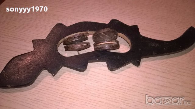 Ретро музикален инструмент-31/9см-внос швеицария, снимка 12 - Антикварни и старинни предмети - 16519664