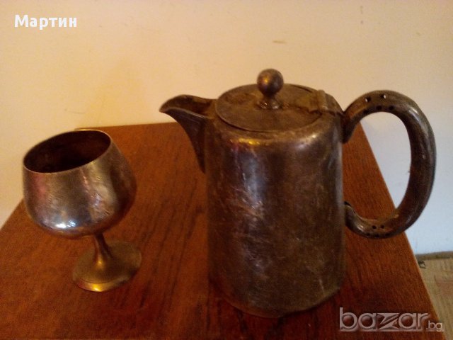 Стари масивни посребрени - Съдове - 2 бр ! (121236), снимка 2 - Сервизи - 14660663