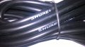SHURE//shure-ПРОФИ-кабел за микрофон-нов-внос швеицария, снимка 2