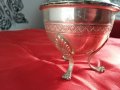 Красив Стар Викториански  ПОСРЕБРЕН Съд, снимка 3