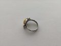 Сребърен авторски  пръстен със седеф - сребро проба 950, снимка 3
