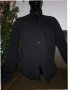 Мъжка черна риза със столче яка Zara Men, снимка 2