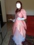Бална рокля във викториански стил в коралов цвят, снимка 5