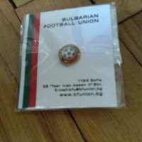 Български футболен съюз-официална значка с винт, снимка 1 - Футбол - 21427010