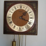 Стенен красив немски часовник, снимка 4 - Антикварни и старинни предмети - 16556182