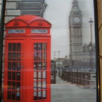 " Лондонска тел. кабинка " - триизмерно пано , снимка 2 - Пана - 21004337