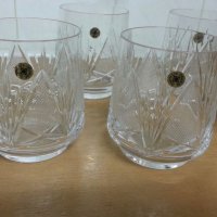 кристални чаши за уиски аперитив, снимка 6 - Антикварни и старинни предмети - 22180287