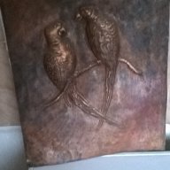 старо метално пано, снимка 1 - Антикварни и старинни предмети - 12535370