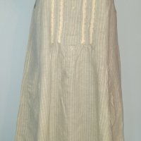 Памучна рокля тип туника с декорации XL/2XL, снимка 1 - Рокли - 26010754