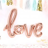 108 см LOVE Розови балони фолио фолиев за парти Свети Валентин празник, снимка 1 - Други - 22899688