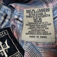 Мъжка риза Stangata/Стангата, 100% оригинал, снимка 7 - Ризи - 22440772