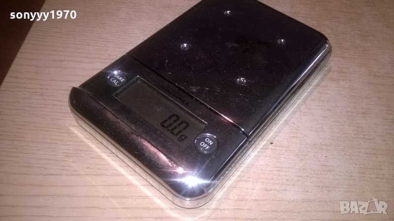 soehnle max 0.500g-везна-внос швеицария-18х12х2.5см, снимка 1