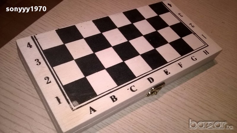 Шах нов 25x25см-дървен, снимка 1