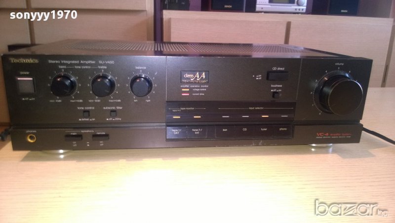 technics su-v450-stereo amplifier-class aa- 450watts-внос швеицария, снимка 1