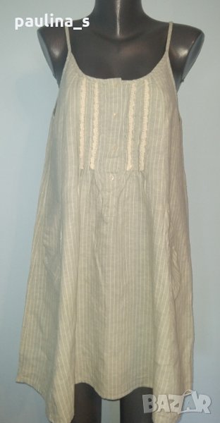Памучна рокля тип туника с декорации XL/2XL, снимка 1