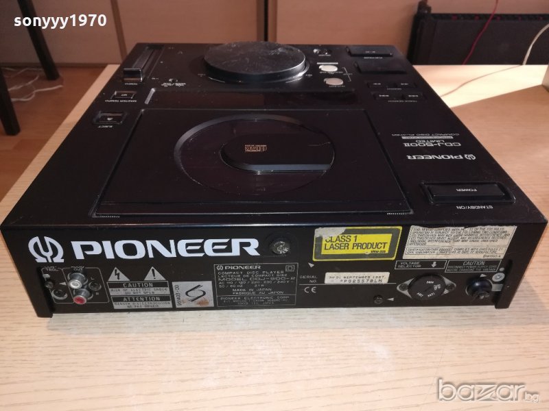 pioneer cdj-500ll limited professional cd-made in japan-от франция, снимка 1