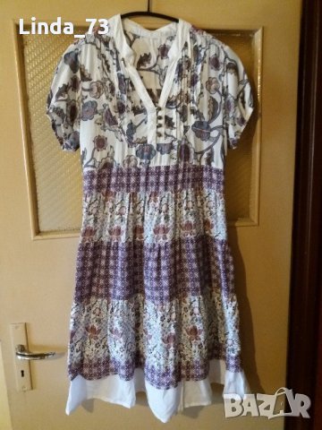 Дам.рокля-"Tally Weijl"-/памук+вискоза/-цвят-шарена. Закупена от Италия., снимка 1 - Рокли - 22610442