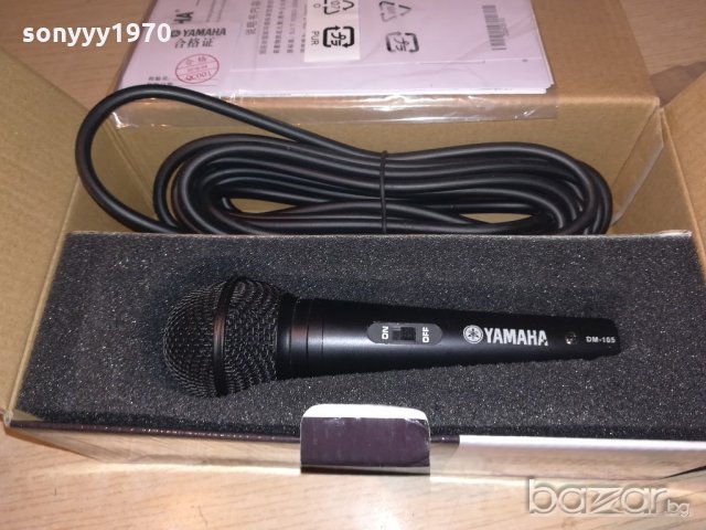 yamaha-нов микрофон с кабел-внос швеицария, снимка 18 - Микрофони - 20376890
