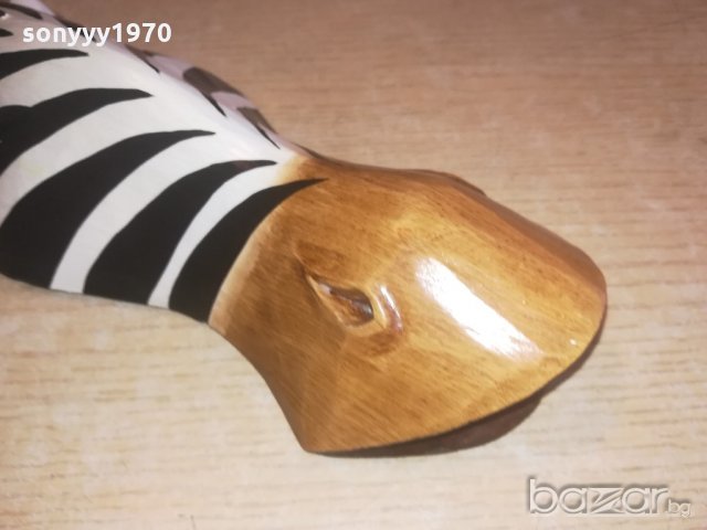 ретро колекция-дървена маска-зебра-31х12х7см-внос швеицария, снимка 14 - Колекции - 20951486