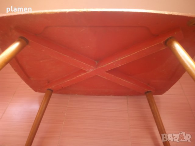 Стара рисувана маса, снимка 3 - Антикварни и старинни предмети - 25701917