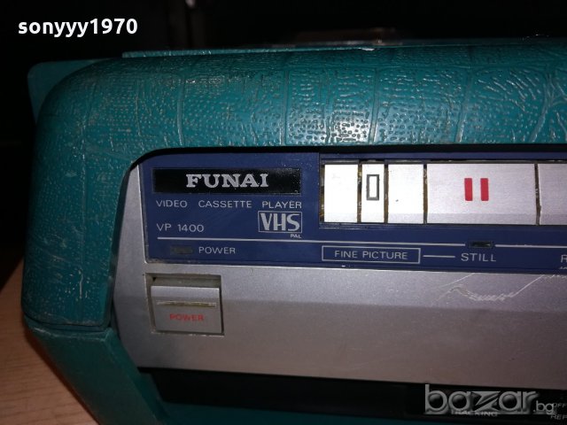 funai-made in japan-ретро видео с куфар-внос швеицария, снимка 18 - Плейъри, домашно кино, прожектори - 21237914