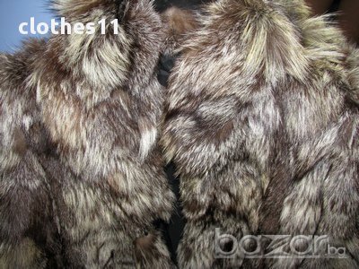Кожух - сребърна лисица, снимка 3 - Палта, манта - 12559787