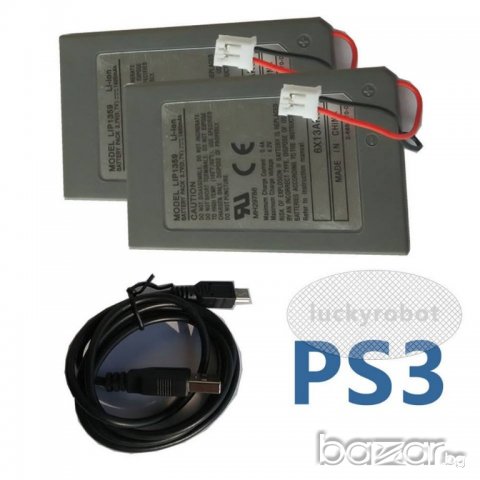 Батерия за Джойстик PlayStation 3,4 и 5 + USB Кабел! - ПРОМОЦИЯ, снимка 3 - Аксесоари - 20904217
